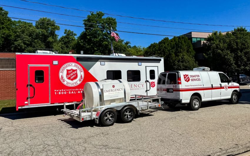 Salvation Army EMS Van Provides Support During Local Emergencies